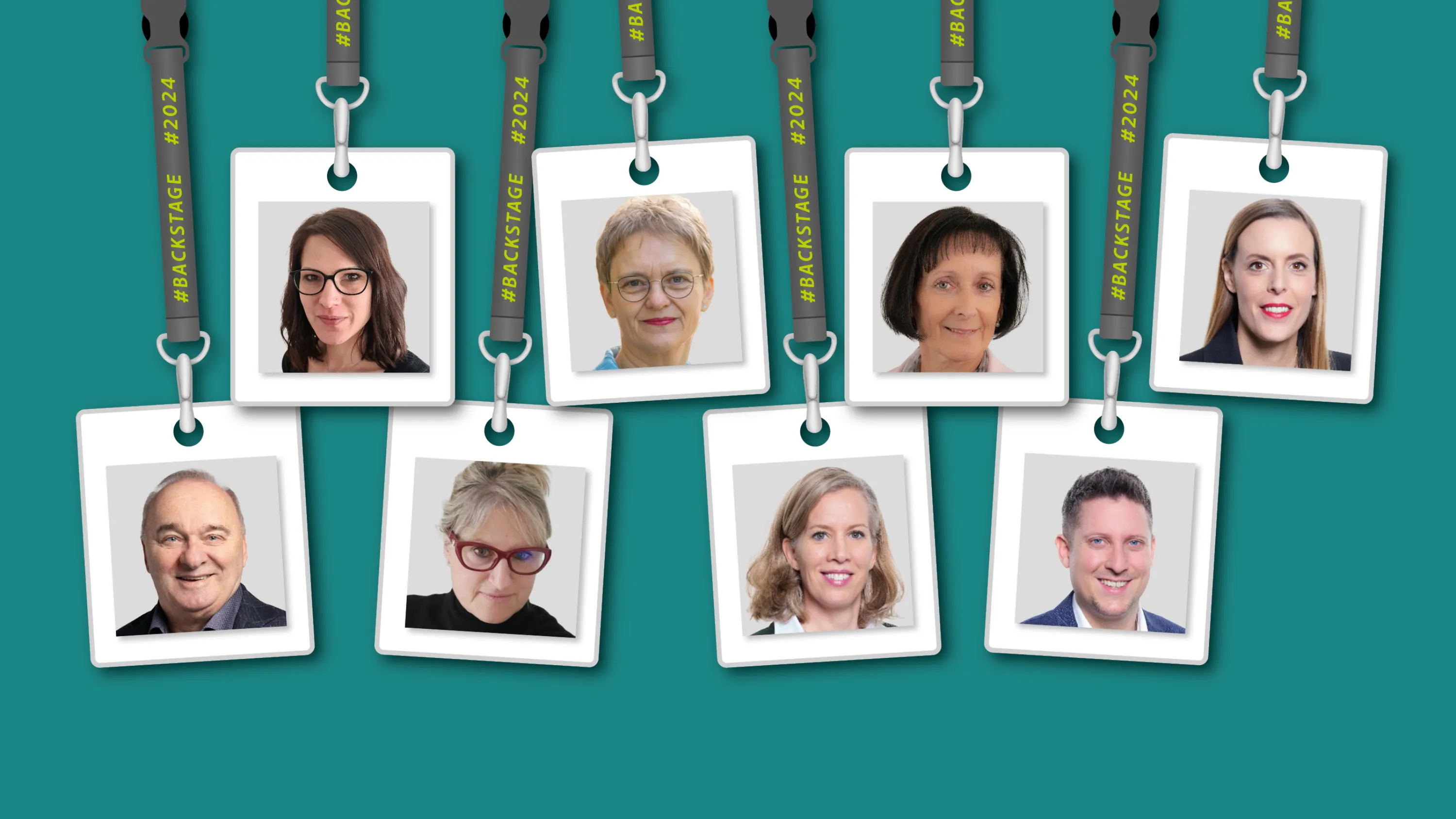 Estelle Dind, Ruth Treyer, Katrin Meier, Eleonora Quadri, Alex Kuprecht, Eva Scolari, Corinne Buro, Marin Good