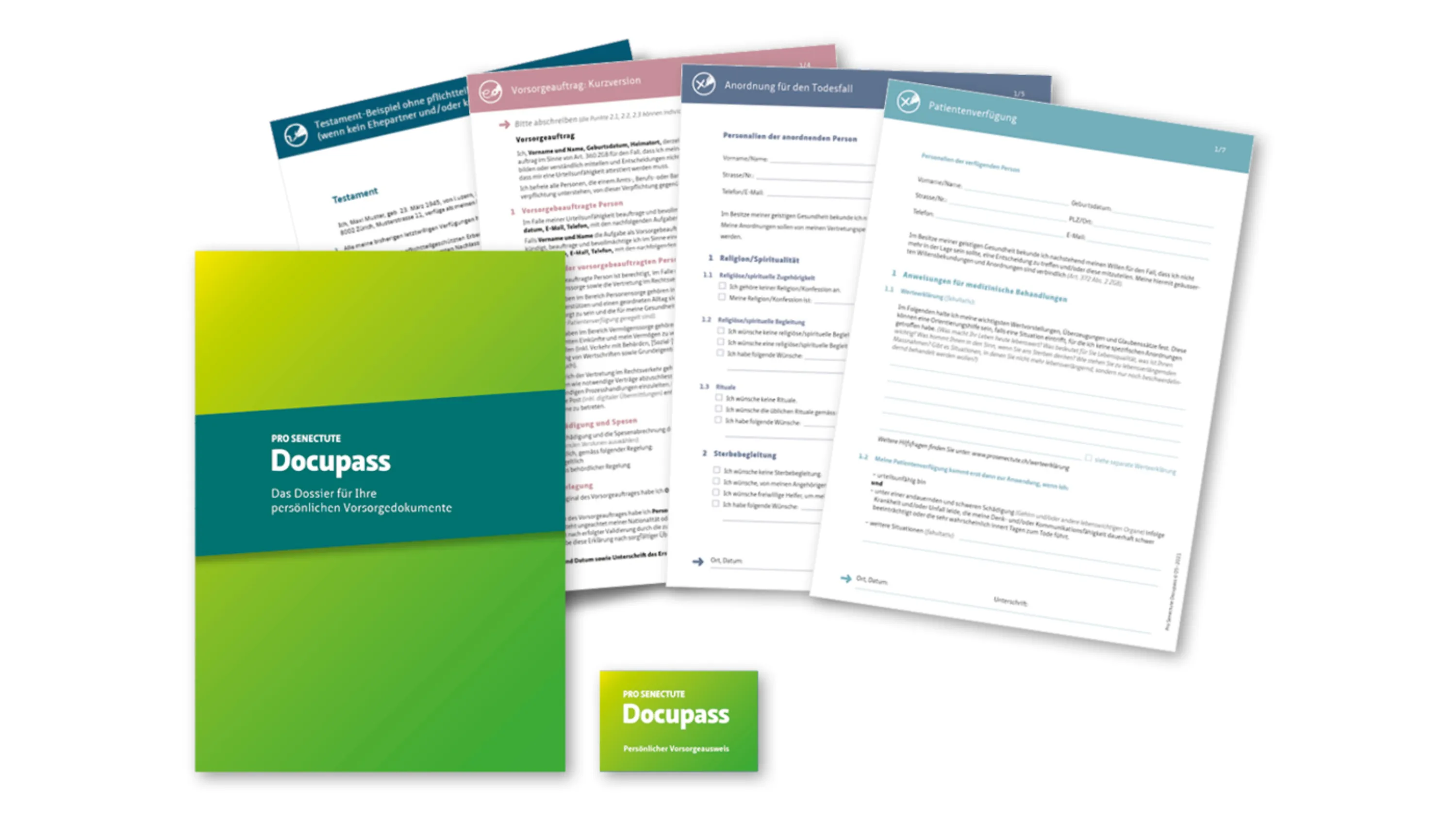 vorsorge und pensionierung, docupass, pro senectute zug